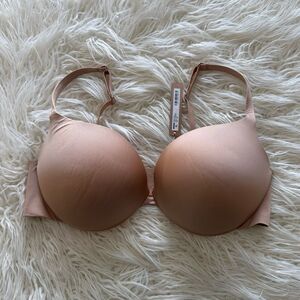 Skims Ultimate Push up Plunge Bra Clay Size 38D